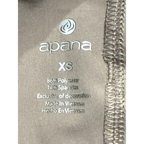 Apana Performance Joggers Womens XS Taupe Tan Stretch Lounge Casual Activewear - Picture 5 of 8